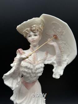 Coalport Meeting at Ascot Lady figurine, 23cm. Limited edition. Excellent