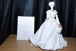 Coalport New Year's Promise Figurine Limited Edition With Coa Very Rare
