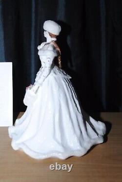 Coalport New Year's Promise Figurine Limited Edition With Coa Very Rare