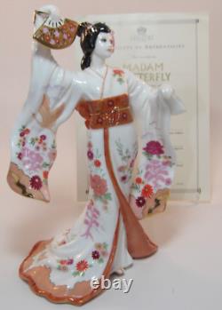 Coalport Opera Heroines Figurine Madam Butterfly Ltd Ed + Cert 90s Excellent