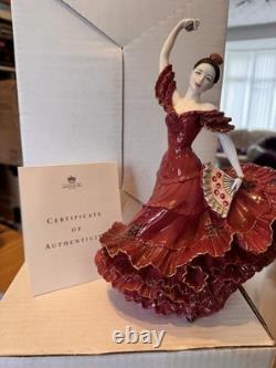 Coalport Porcelain Figurine Flamenco authentic certified Limited Edition dance