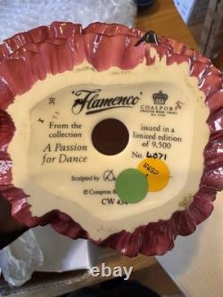 Coalport Porcelain Figurine Flamenco authentic certified Limited Edition dance