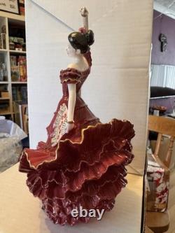 Coalport Porcelain Figurine Flamenco authentic certified Limited Edition dance