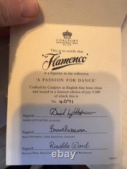 Coalport Porcelain Figurine Flamenco authentic certified Limited Edition dance