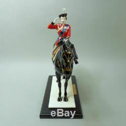 Coalport Queen Elizabeth II Trooping The Colour Ltd Edition Porcelain Figurine