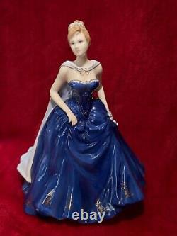 Coalport Rare Limited Edition Figurine Carolyn The Mid Winter Ball, pristine