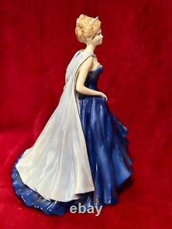 Coalport Rare Limited Edition Figurine Carolyn The Mid Winter Ball, pristine