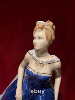 Coalport Rare Limited Edition Figurine Carolyn The Mid Winter Ball, pristine