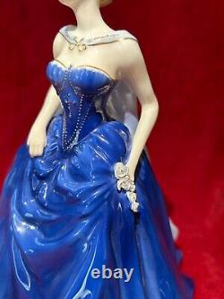 Coalport Rare Limited Edition Figurine Carolyn The Mid Winter Ball, pristine