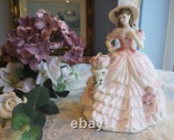 Coalport Rose Blossom Lady figurine, 23cm. Limited edition. Excellent