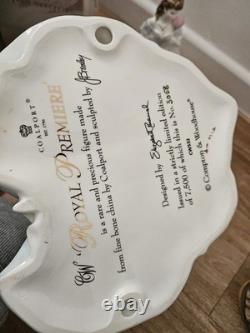 Coalport Royal Premiere Figurine Rare Limited Edition of 7.500 Number 3058