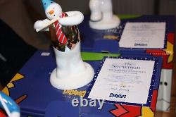 Coalport Snowman Job Lot Very Rare Limited Edition New 6 in Total