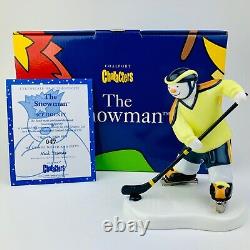 Coalport Snowman Limited Edition 250 Ice Hockey