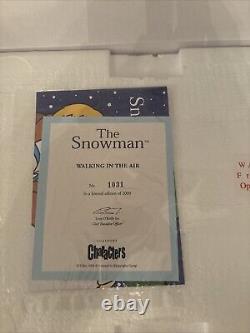 Coalport Snowman. Walking In The Air Limited Edition # 1031, Boxed & Certificate