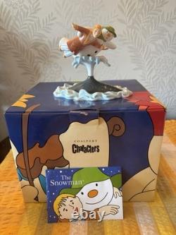Coalport Snowman figurine, Walking in the Air, limited edition number 1490 Box