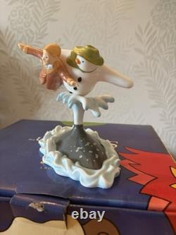 Coalport Snowman figurine, Walking in the Air, limited edition number 1490 Box
