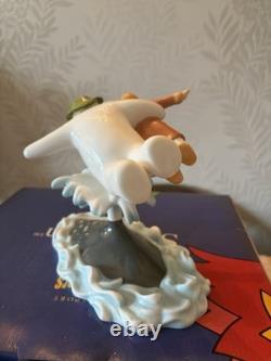 Coalport Snowman figurine, Walking in the Air, limited edition number 1490 Box