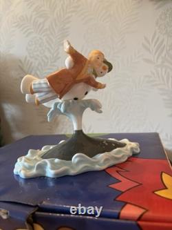 Coalport Snowman figurine, Walking in the Air, limited edition number 1490 Box