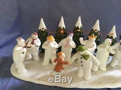 Coalport Snowmans Party Snowman Figurine Edition Ltd 500 Box +cert Xmas Gift