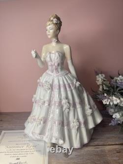 Coalport' Summer Rose' Limited Edition Figurine With COA