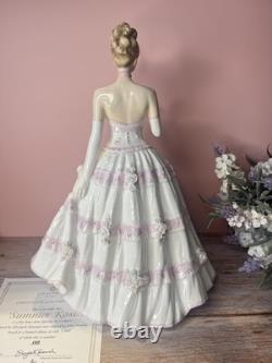 Coalport' Summer Rose' Limited Edition Figurine With COA