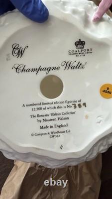 Coalport THE CHAMPAGNE WALTZ Figurine Limited Edition CW382 No 752/12500