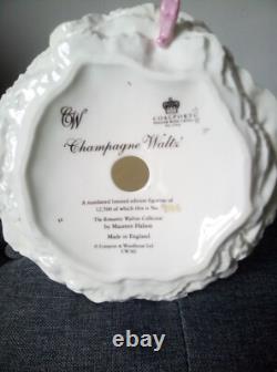 Coalport THE CHAMPAGNE WALTZ Figurine Limited Edition CW382 No 926/12500