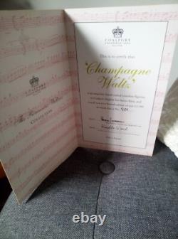 Coalport THE CHAMPAGNE WALTZ Figurine Limited Edition CW382 No 926/12500