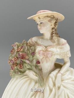 Coalport The Four Flowers Rose Limited Edition 23cm Figurine c1994