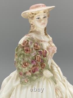 Coalport The Four Flowers Rose Limited Edition 23cm Figurine c1994