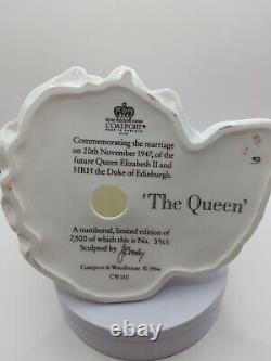 Coalport The Queen Elizabeth 2 Limited Edition Figurine 1994 Year 22cm Tall