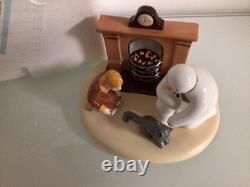 Coalport The Snowman By The Fireside Limited Edition Figurine