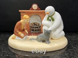 Coalport The Snowman By The Fireside Never displayed Ltd Edition Mint 2003