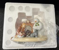 Coalport The Snowman By The Fireside Never displayed Ltd Edition Mint 2003