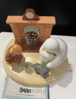 Coalport The Snowman By The Fireside Never displayed Ltd Edition Mint 2003