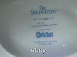 Coalport The Snowman By The Fireside Never displayed Ltd Edition Mint 2003