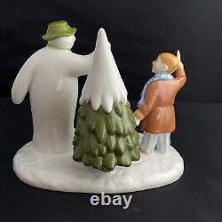 Coalport The Snowman Figurine Raymond Briggs Goodbye My Friend Ltd Ed. Boxed