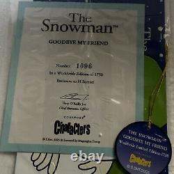 Coalport The Snowman Figurine Raymond Briggs Goodbye My Friend Ltd Ed. Boxed