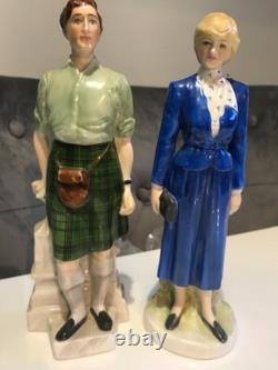 Coalport figures Royal Highness Charles Prince of Wales & lady diana ltd edition