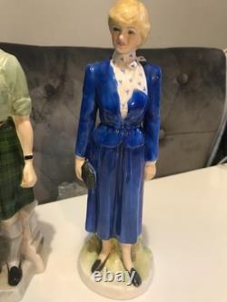 Coalport figures Royal Highness Charles Prince of Wales & lady diana ltd edition