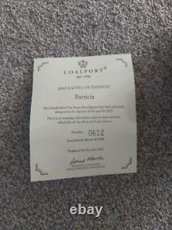 Coalport figurine Ladies of Fashion'Patricia' Limited edition of 5000