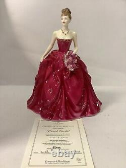 Coalport fine Bone China Ltd Edition figurine Grand Finale Complete In Box #J