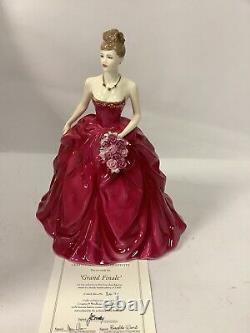 Coalport fine Bone China Ltd Edition figurine Grand Finale Complete In Box #J