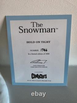 Coalport's The Snowman Limited Edition Hold On Tight Figurine