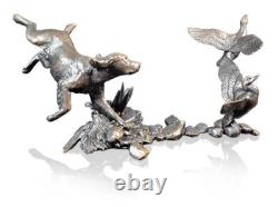 Cocker Spaniel with Mallards Bronze Figurine (Limited Edition) Michael Simpson