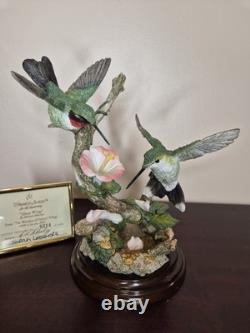 Country Artists Silent Wings Hummingbird Ltd Ed 214 Michael Abberley Signed COA