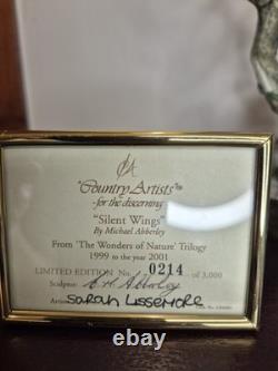 Country Artists Silent Wings Hummingbird Ltd Ed 214 Michael Abberley Signed COA