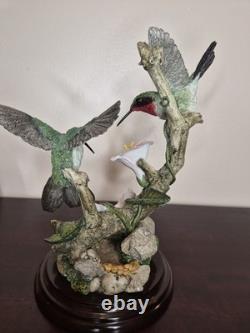 Country Artists Silent Wings Hummingbird Ltd Ed 214 Michael Abberley Signed COA