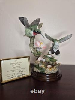 Country Artists Silent Wings Hummingbird Ltd Ed 214 Michael Abberley Signed COA
