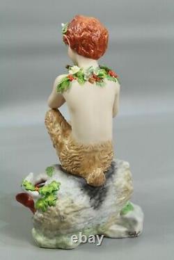 Cybis Pip The Elfin Player Faun Boy Lynn Klockner Brown Limited Edition #251